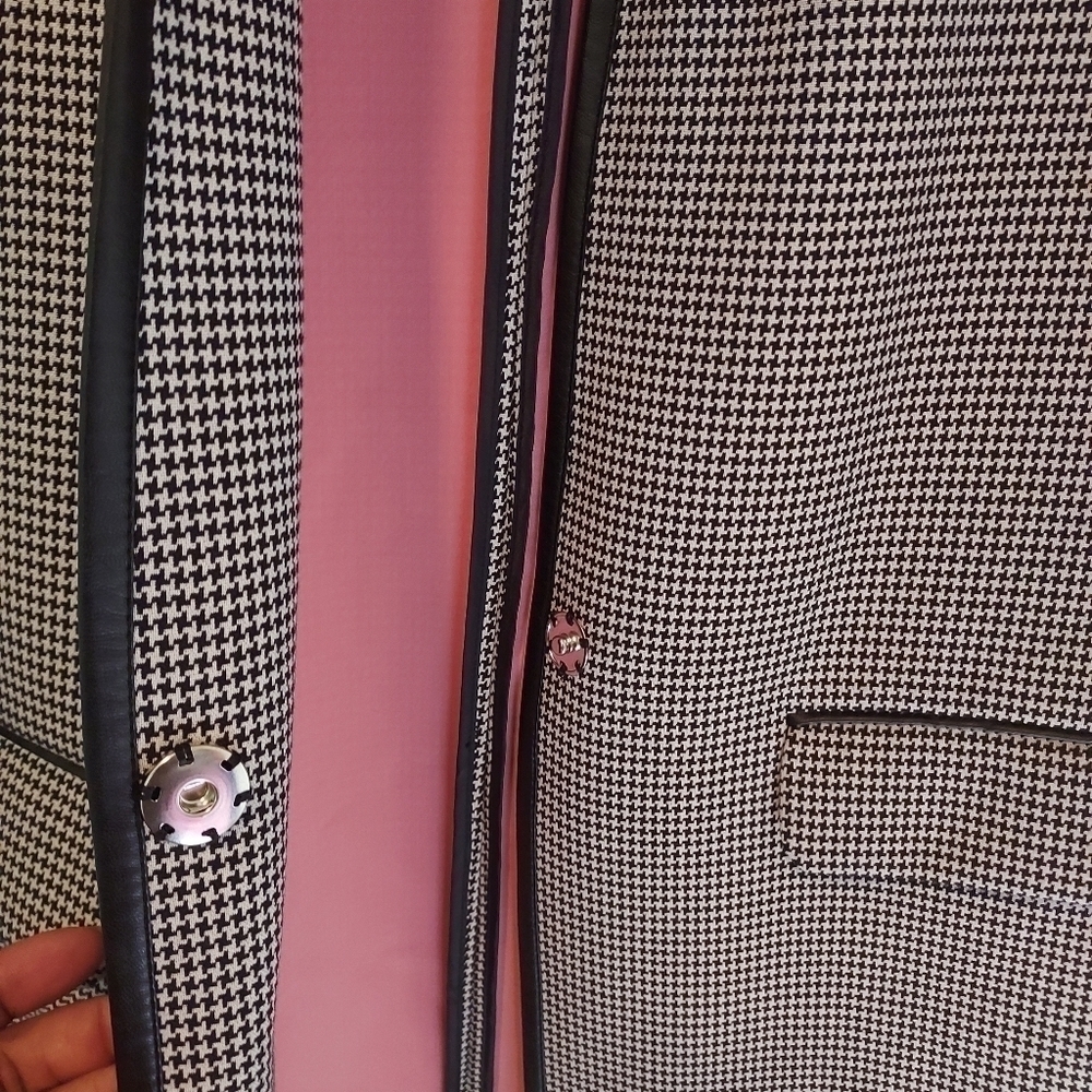 EXPRESS Houndstooth jacket - Picture 4 of 8